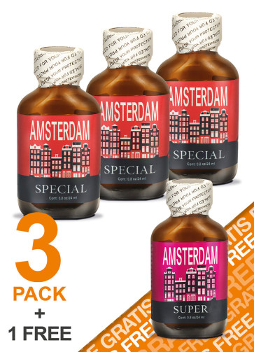 Amsterdam Special 3+1 Free Pack