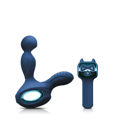 Renegade Orbit Prostate Massager, Silicone, Blue, 14,5 cm (5,7 in), Ø 3,2 cm (1,2 in)