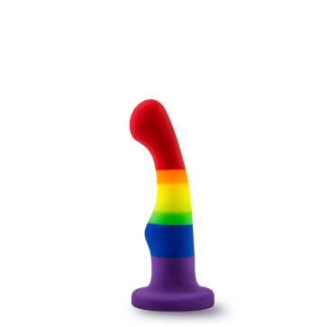Blush Avant Pride P1 Freedom Dong, Silicone, Multicolor, 15 cm (6 in), Ø 3,6 cm (1,4 in)