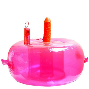 Vibrating Ecstacy Lounge, Vibrating Love Chair, Soft Jelly, Pink, Insertable 15 cm (6 in)