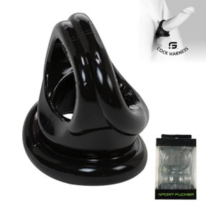 Sport Fucker The Cock Harness Black