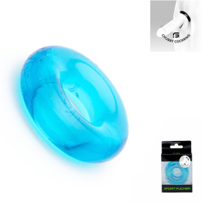 Sport Fucker Chubby Rubber Cockring Ice Blue