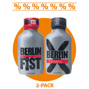 BERLIN Mix Poppers big - 25ml | 2er-Mix-Box "Cleverpack" minus 5%