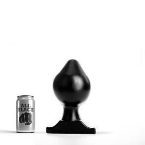 ALL BLACK Butt Plug AB76, Vinyl, Black, 22,5 cm (8,75 in)