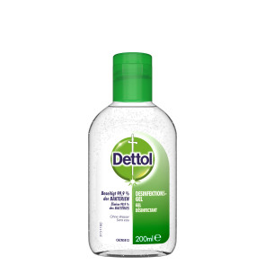 Dettol Antibacterial Hand Disinfection Gel, 200 ml (6,8 fl.oz.)