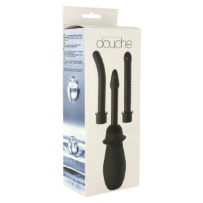  Easy to Use Anal Douche, Rubber/PP, Black