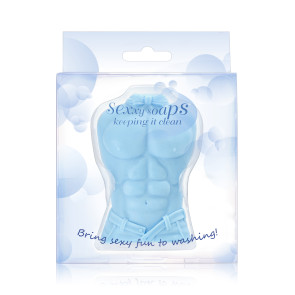 SI Sexxy Soaps Washboard Abs, Cherry Blossom Scent, Blue
