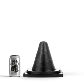 ALL BLACK Butt Plug Small Cone