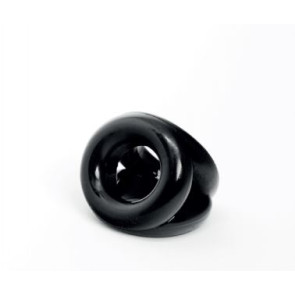 ZIZI XXX COSMIC TRIPLE RING, Black, 3x Ø 2,5 cm (1,0 in)