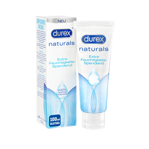 Durex Naturals Extra Feuchtigkeitsspendend Gleitgel, 100 ml (3,4 fl.oz.)